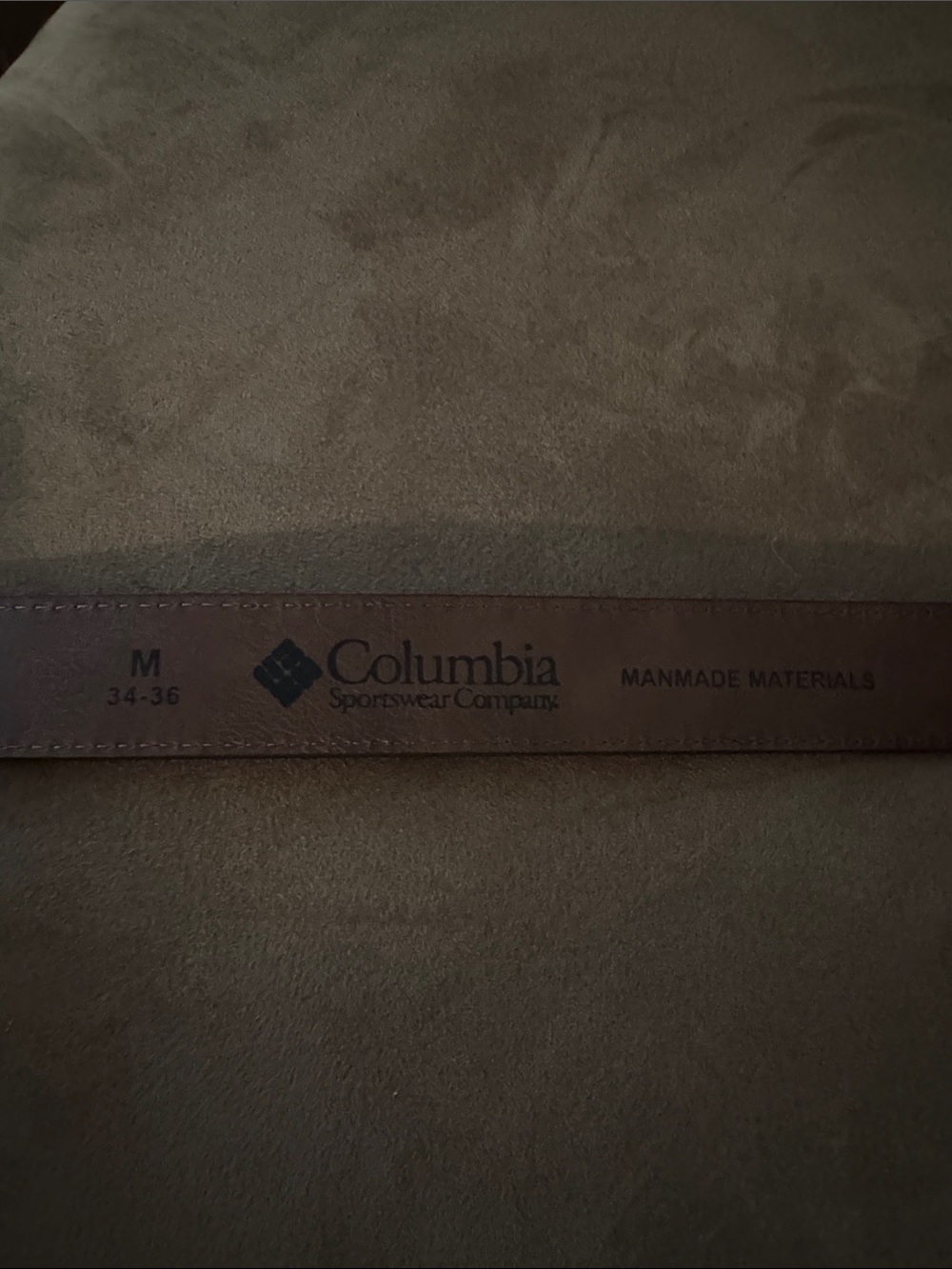 Brown Belt Mens Medium 34 36 Columbia - Picture 4 of 4